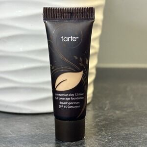 NEW Tarte Amazonian Clay MEDIUM SAND 12 Hour Full Coverage SPF Foundation Sample